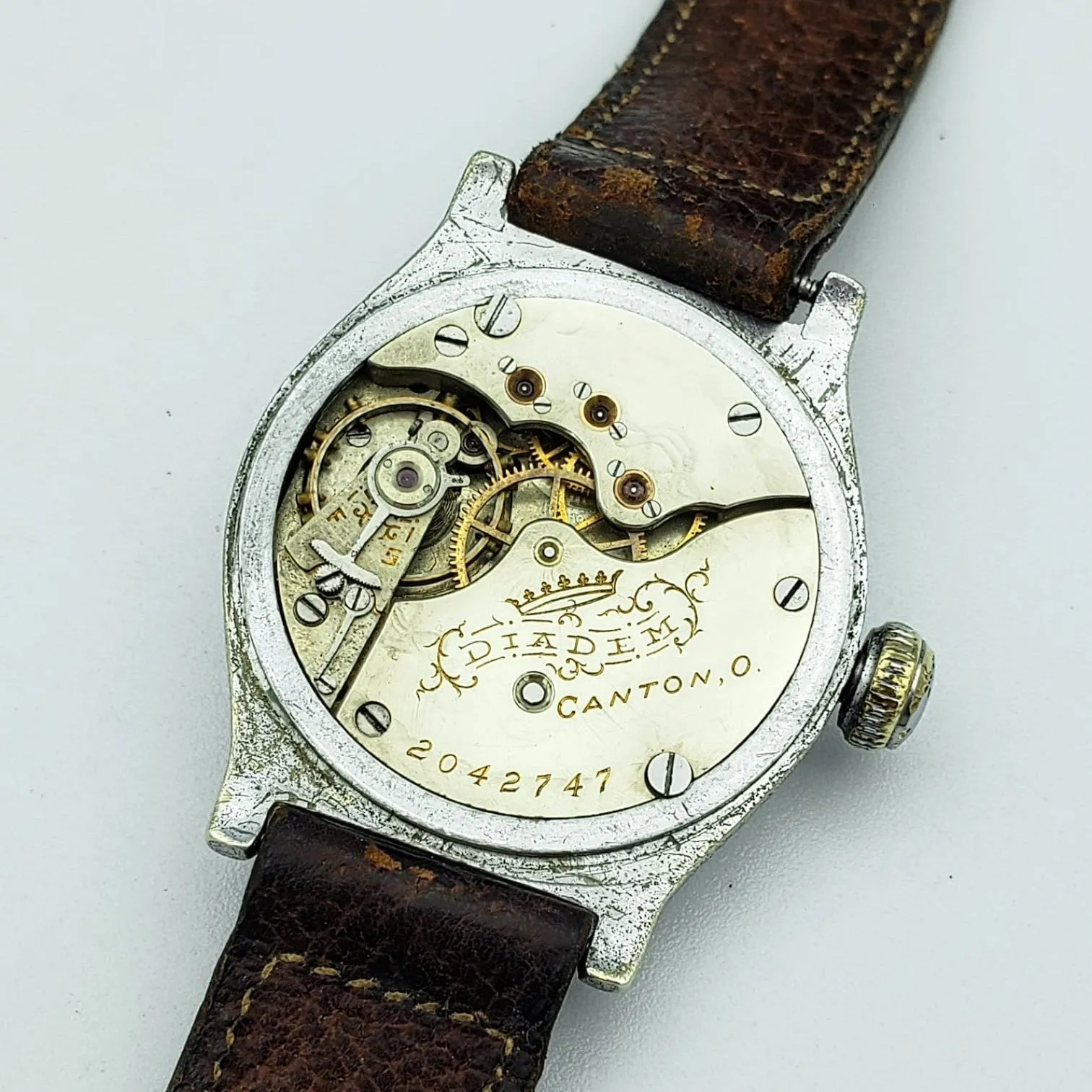 1905 Dueber-Hampden Wristwatch Military Service Size 3/0s 15J Watch