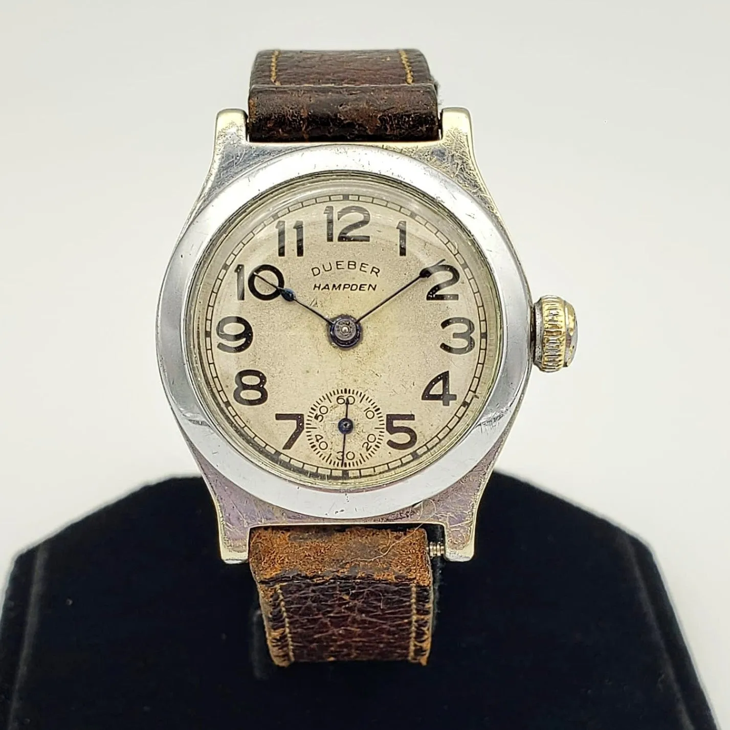 1905 Dueber-Hampden Wristwatch Military Service Size 3/0s 15J Watch