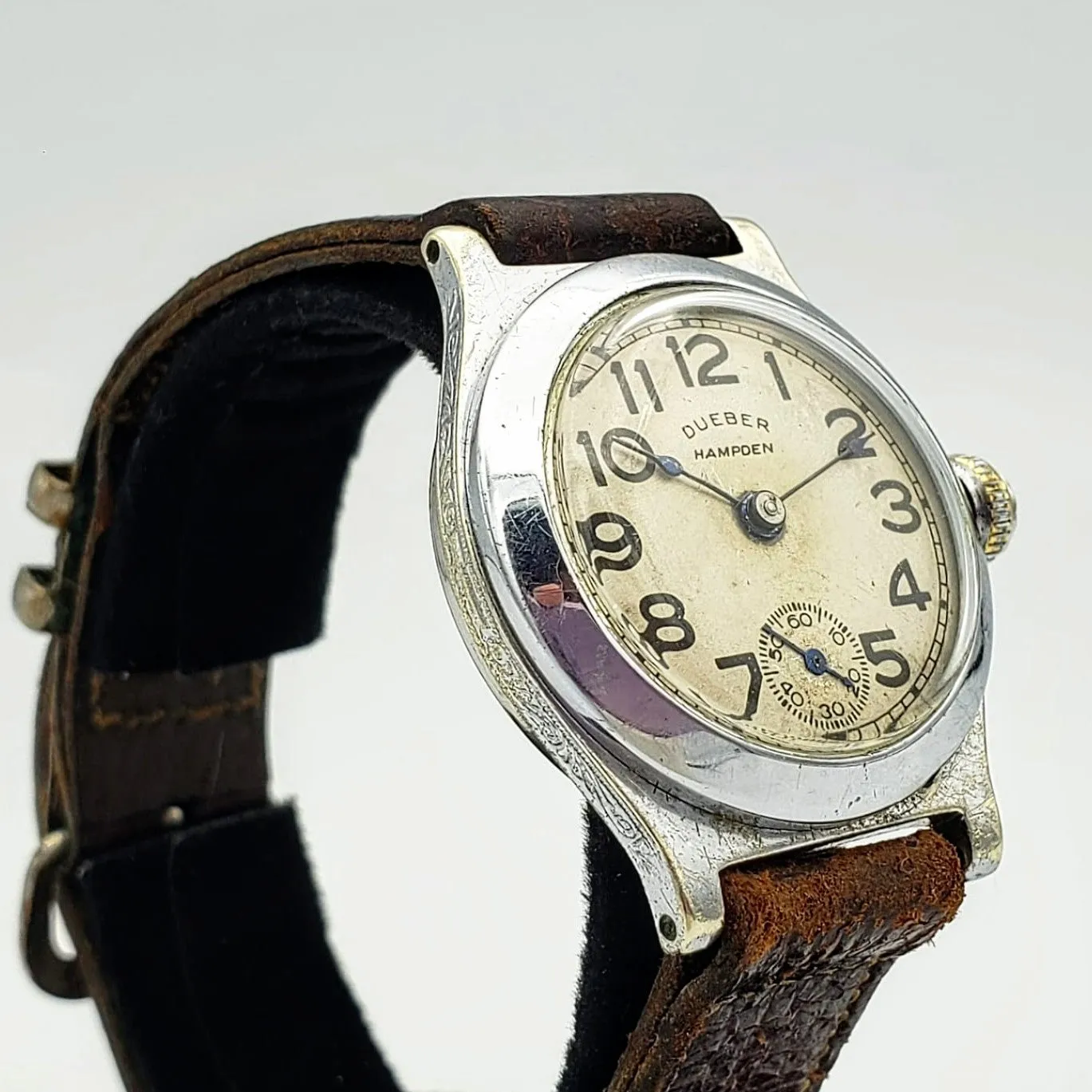 1905 Dueber-Hampden Wristwatch Military Service Size 3/0s 15J Watch