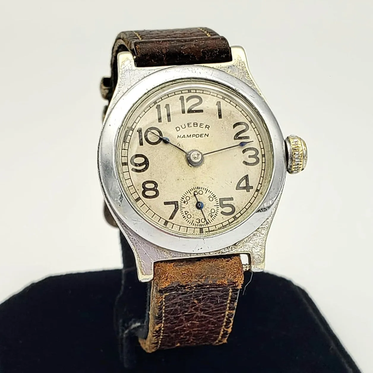 1905 Dueber-Hampden Wristwatch Military Service Size 3/0s 15J Watch