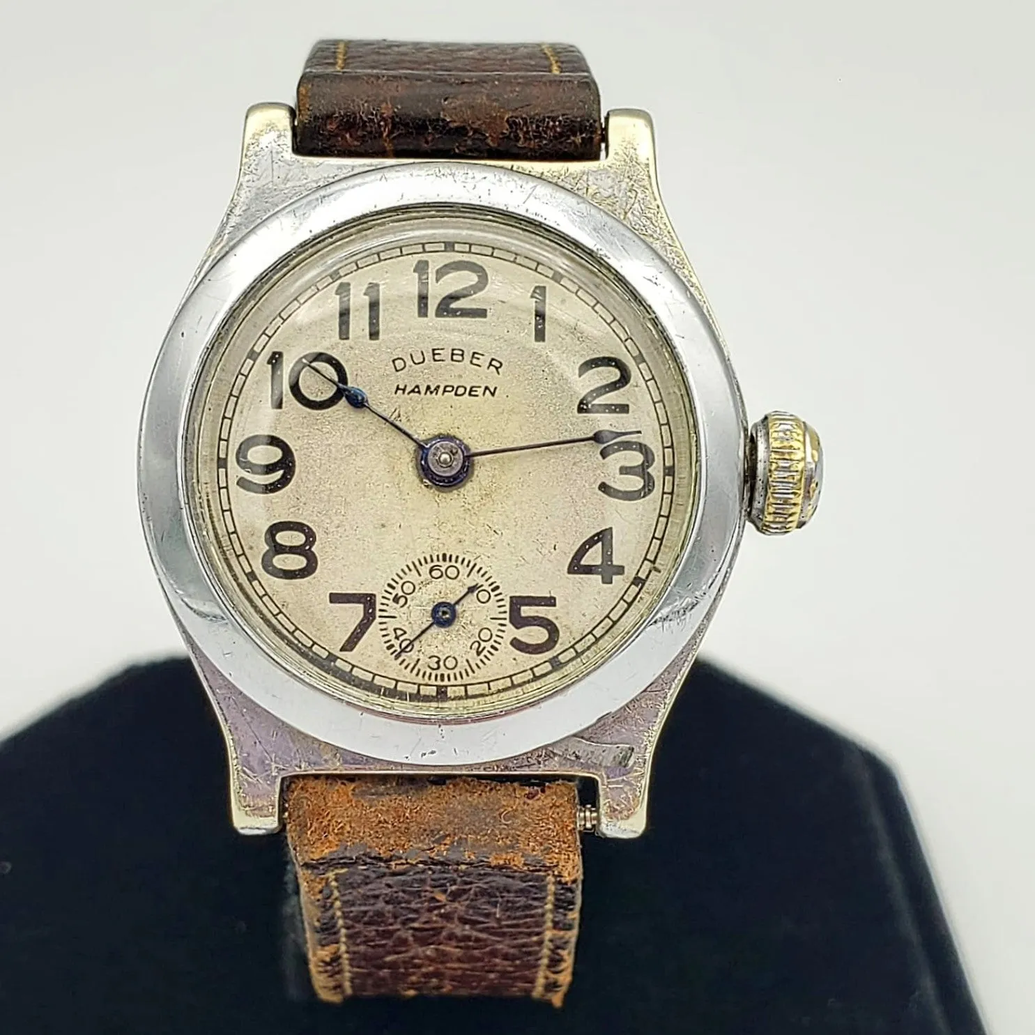 1905 Dueber-Hampden Wristwatch Military Service Size 3/0s 15J Watch