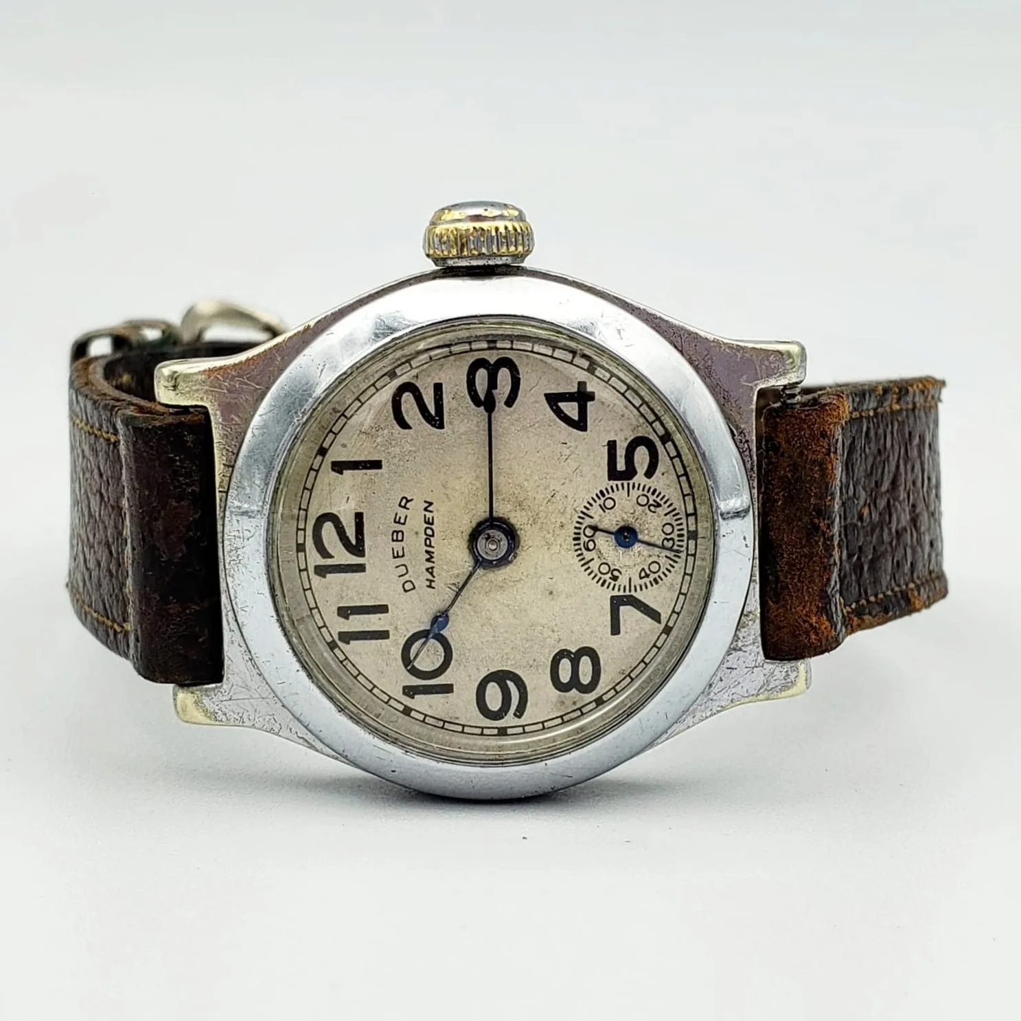 1905 Dueber-Hampden Wristwatch Military Service Size 3/0s 15J Watch