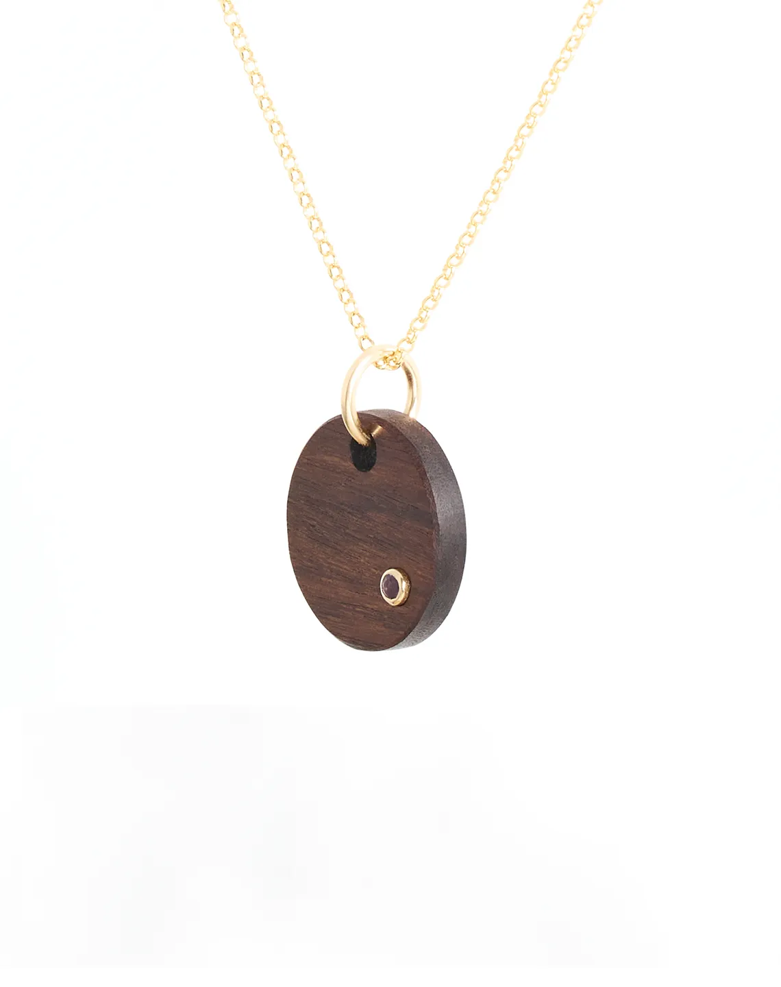 AMETHYST ROUND - Yellow Gold