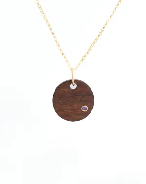AMETHYST ROUND - Yellow Gold