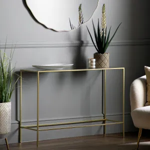 Amos Rothbury Console Table Champagne