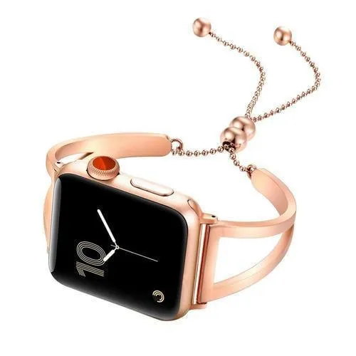 Apple Series Luxury Cuff Stainless Steel Adjustable Watchband