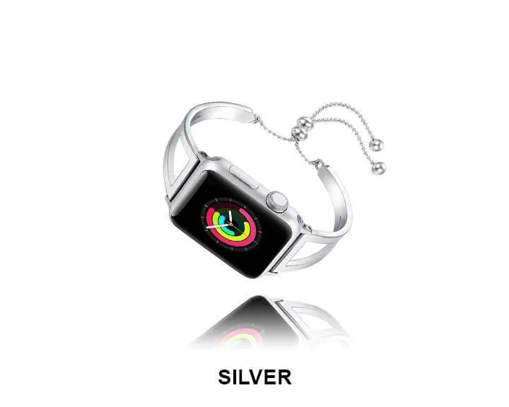Apple Series Luxury Cuff Stainless Steel Adjustable Watchband