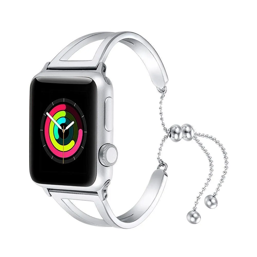 Apple Series Luxury Cuff Stainless Steel Adjustable Watchband