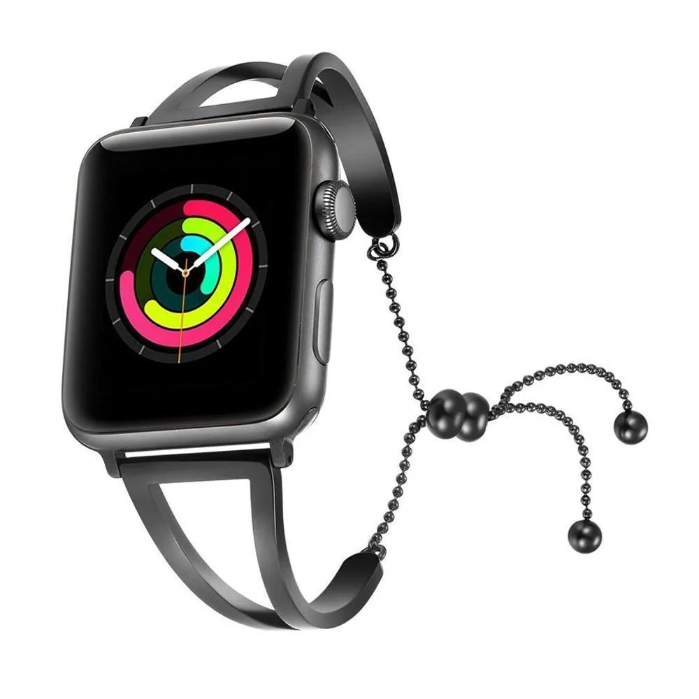 Apple Series Luxury Cuff Stainless Steel Adjustable Watchband