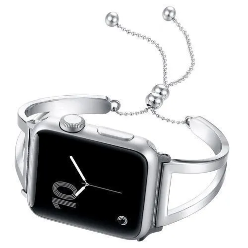 Apple Series Luxury Cuff Stainless Steel Adjustable Watchband