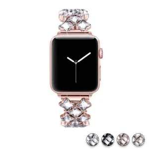 Apple Watch Band Bling rhinestone Diamond cz shiny women Steel Strap