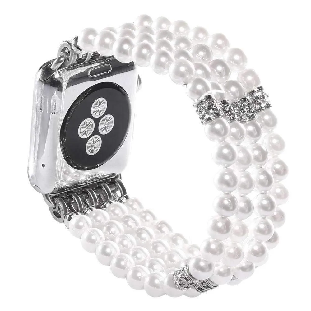 Apple Watch Band, Bling Stretch strap, Bling Pearls
