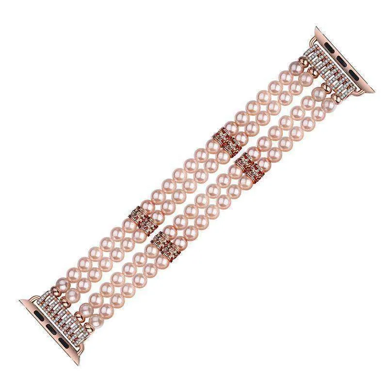 Apple Watch Band, Bling Stretch strap, Bling Pearls