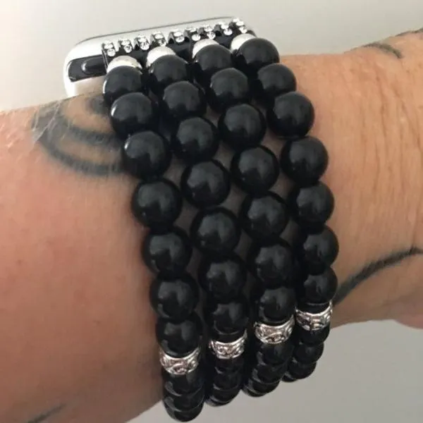 Apple Watch Band, Bling Stretch strap, Bling Pearls