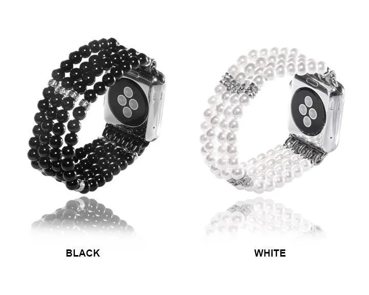 Apple Watch Band, Bling Stretch strap, Bling Pearls