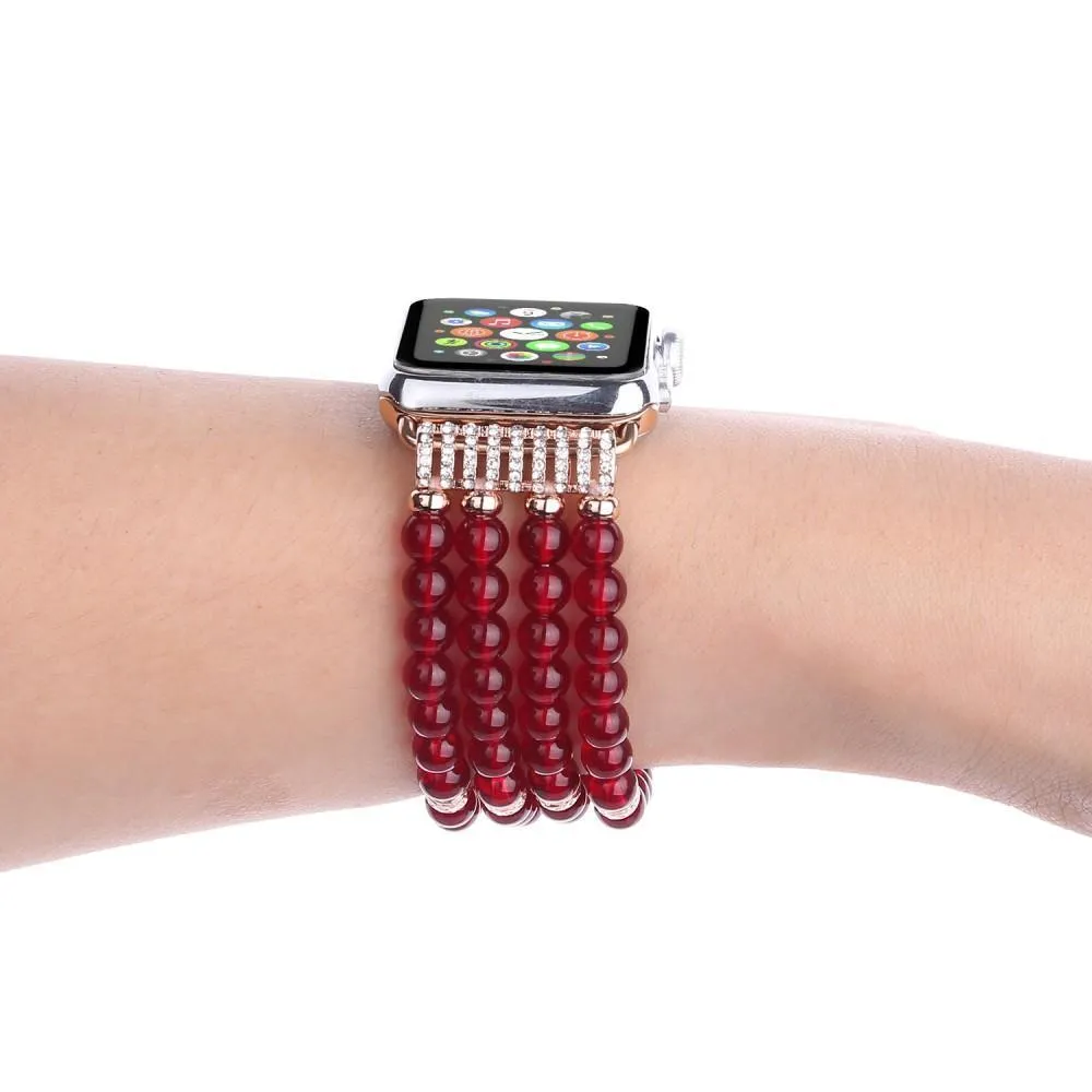 Apple Watch Band, Bling Stretch strap, Bling Pearls