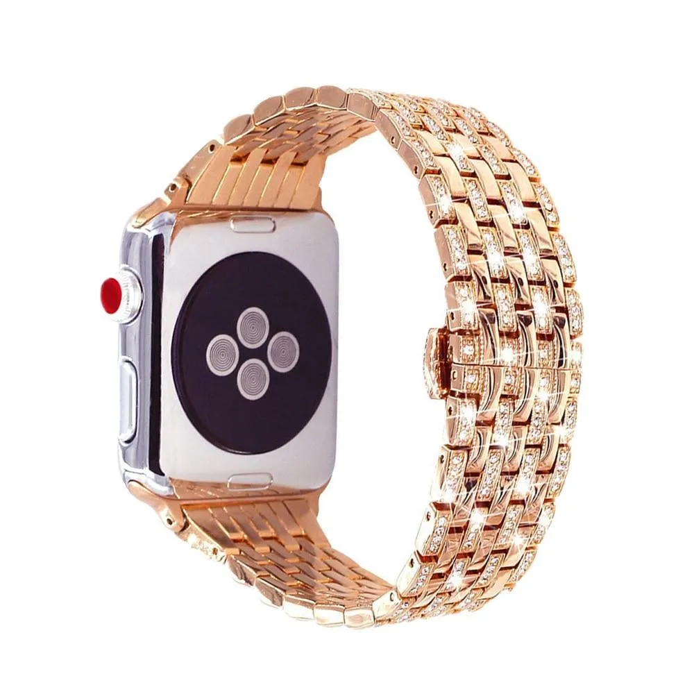 Apple Watch Band Women designer ladies Pave Crystal Ultra Watchband