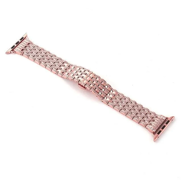 Apple Watch Band Women designer ladies Pave Crystal Ultra Watchband
