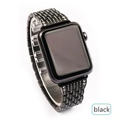 Apple Watch Band Women designer ladies Pave Crystal Ultra Watchband