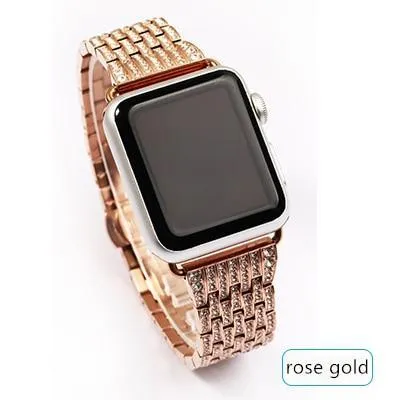 Apple Watch Band Women designer ladies Pave Crystal Ultra Watchband