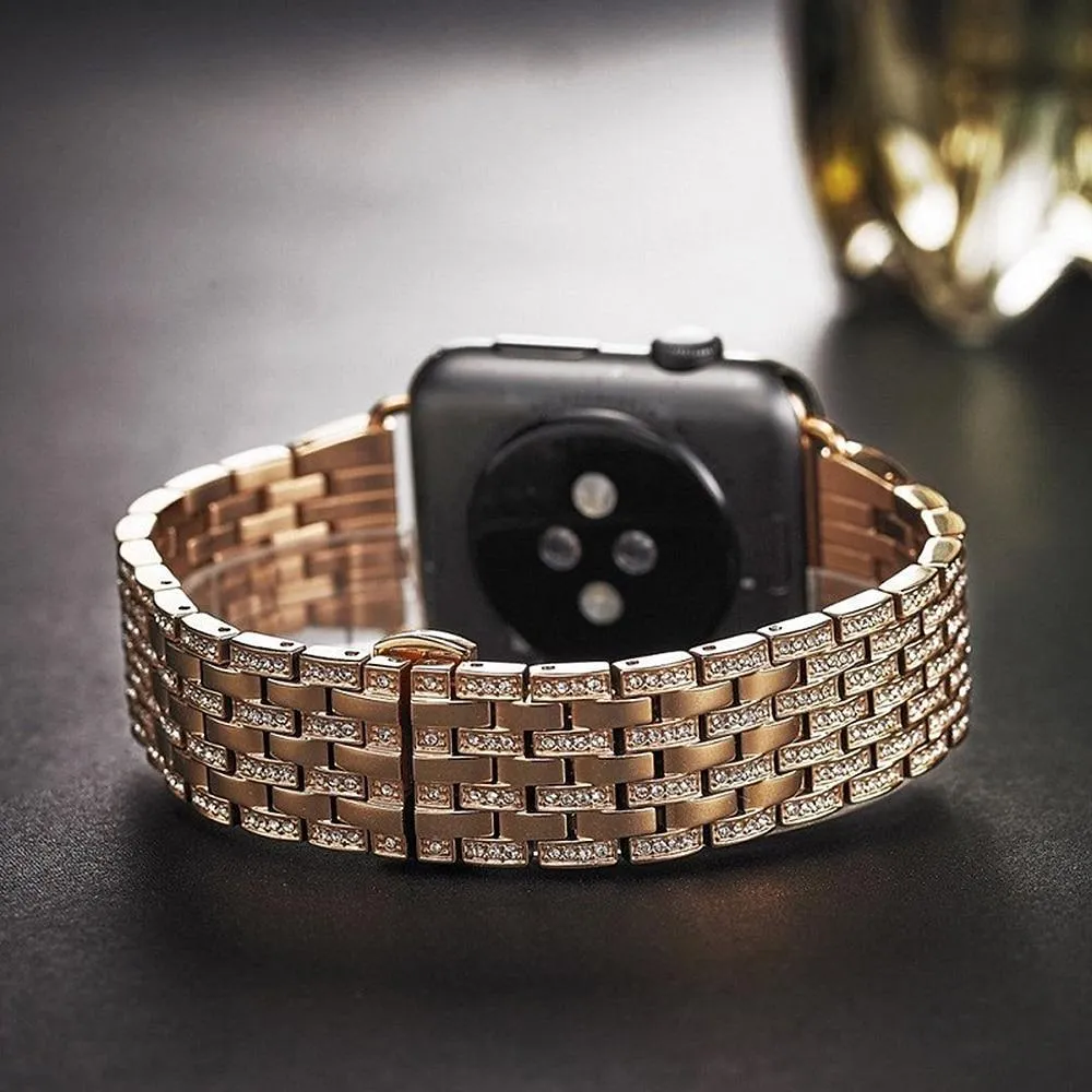 Apple Watch Band Women designer ladies Pave Crystal Ultra Watchband