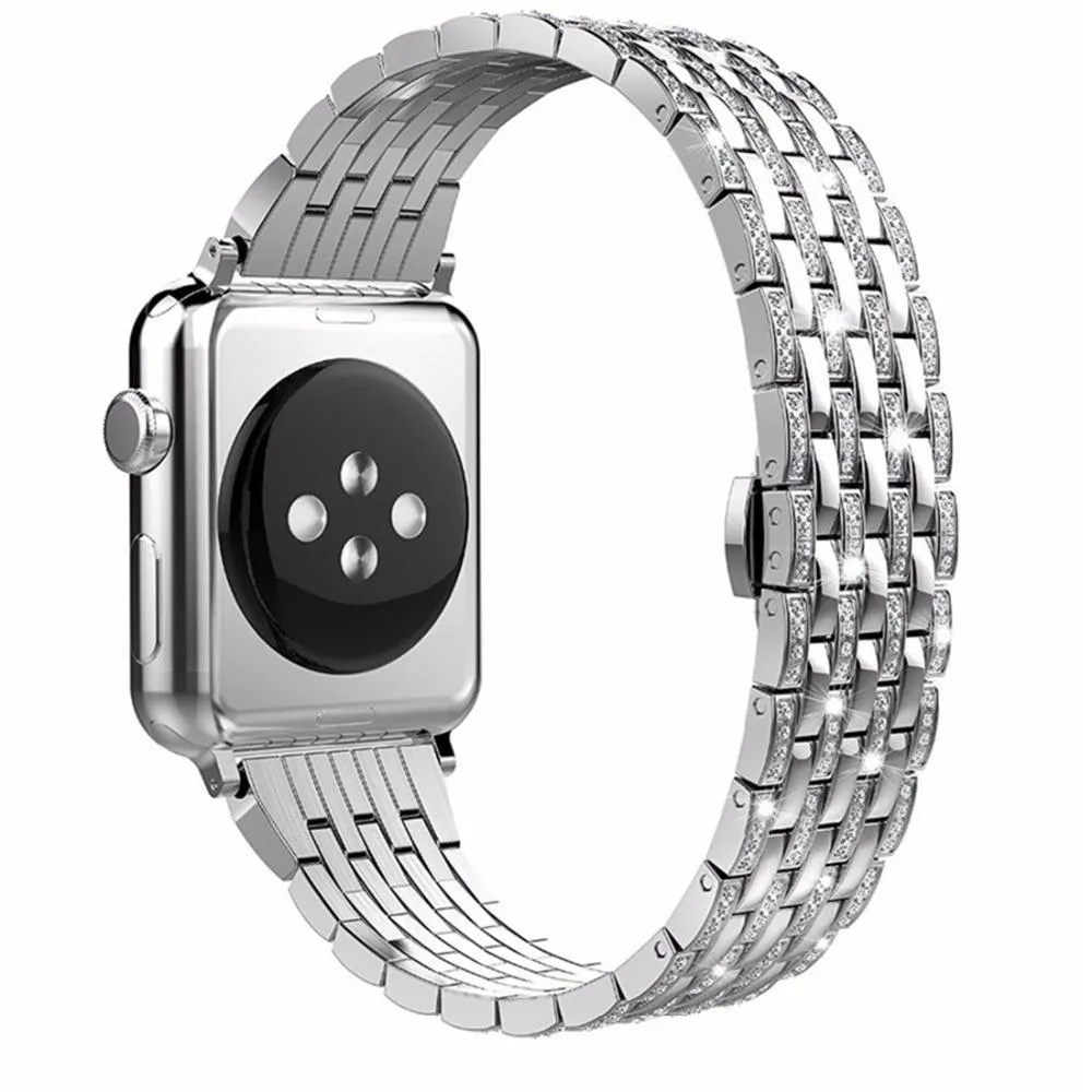 Apple Watch Band Women designer ladies Pave Crystal Ultra Watchband