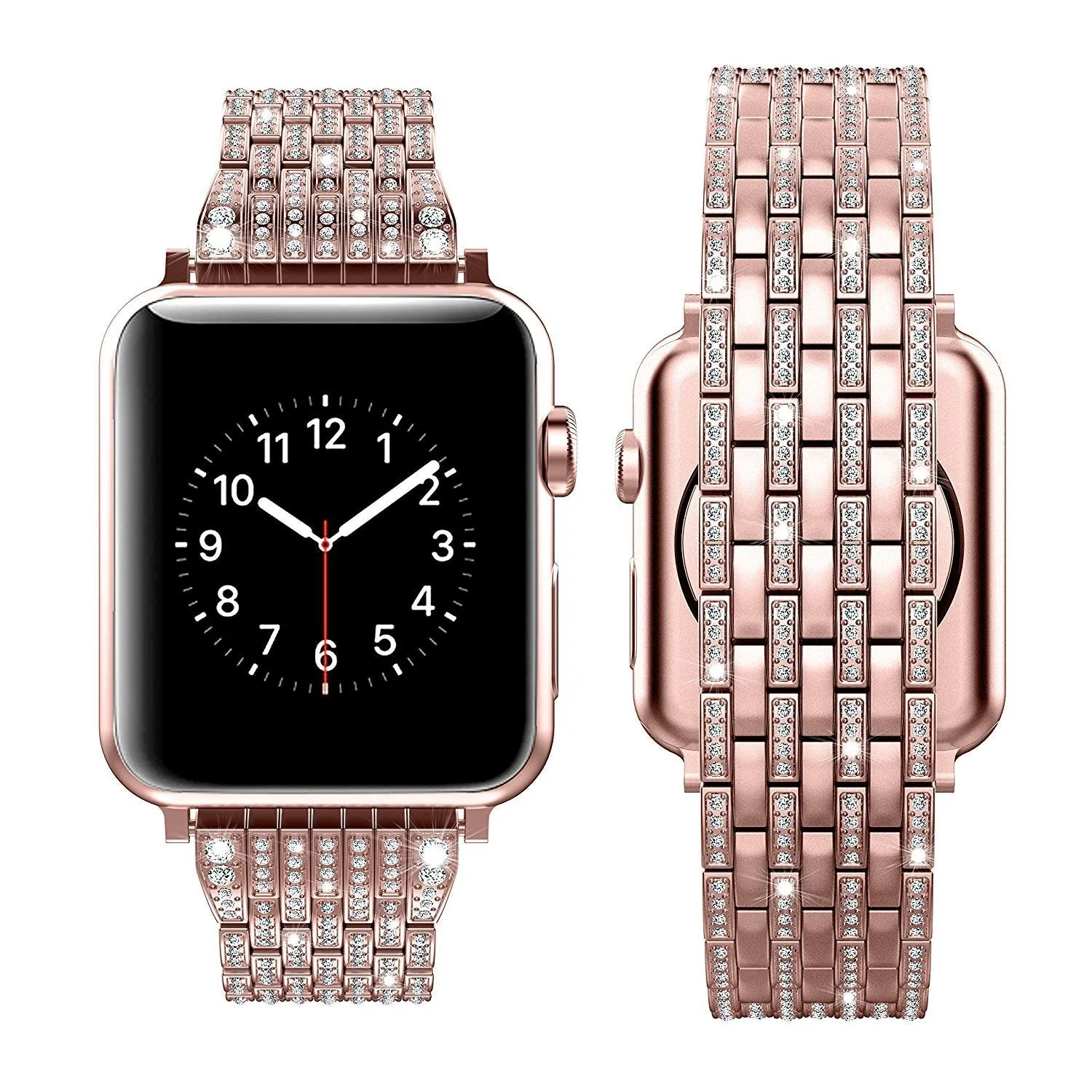 Apple Watch Band Women designer ladies Pave Crystal Ultra Watchband
