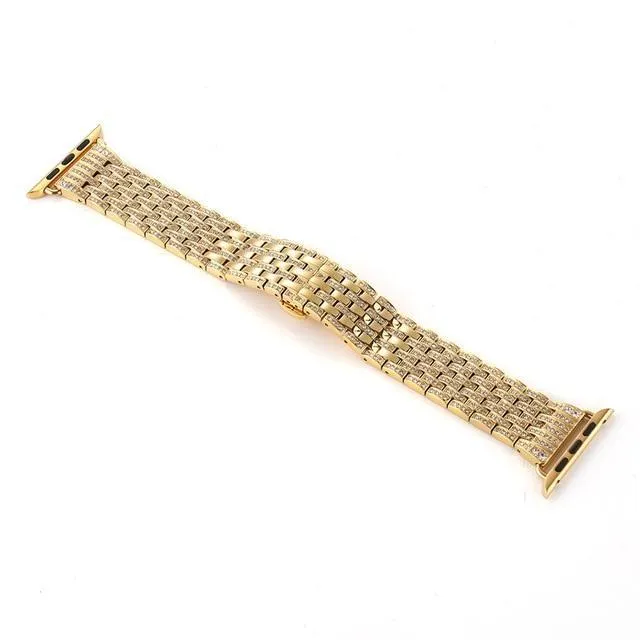Apple Watch Band Women designer ladies Pave Crystal Ultra Watchband