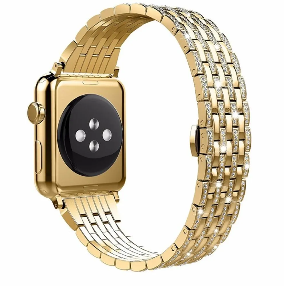 Apple Watch Band Women designer ladies Pave Crystal Ultra Watchband