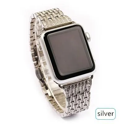 Apple Watch Band Women designer ladies Pave Crystal Ultra Watchband