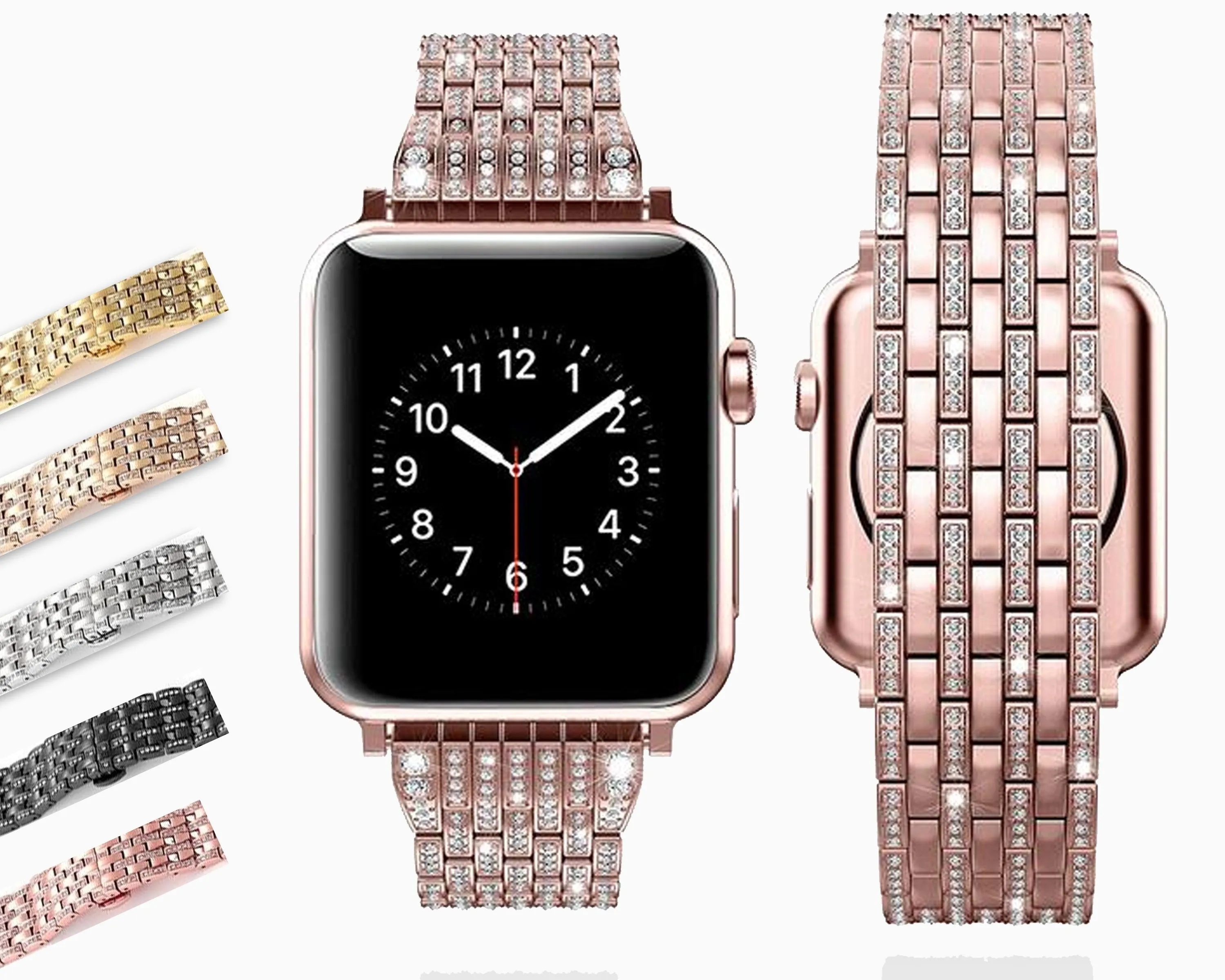 Apple Watch Band Women designer ladies Pave Crystal Ultra Watchband