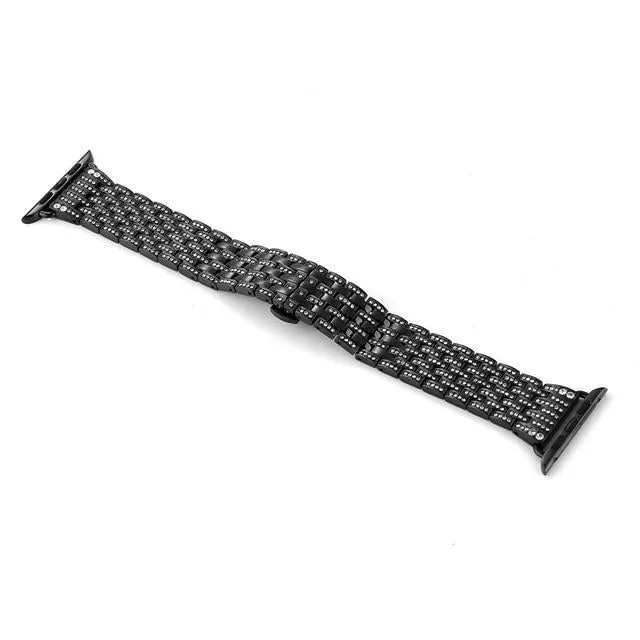 Apple Watch Band Women designer ladies Pave Crystal Ultra Watchband