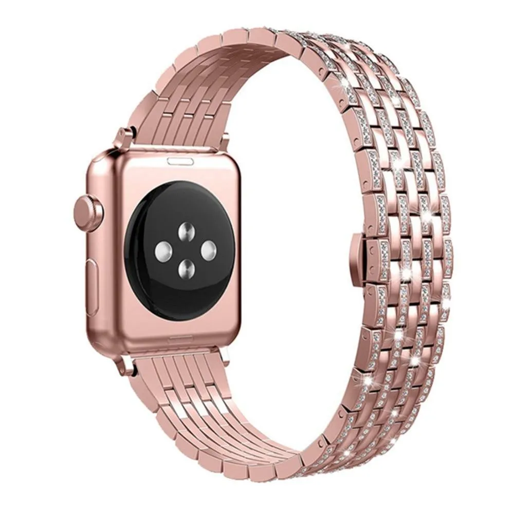 Apple Watch Band Women designer ladies Pave Crystal Ultra Watchband