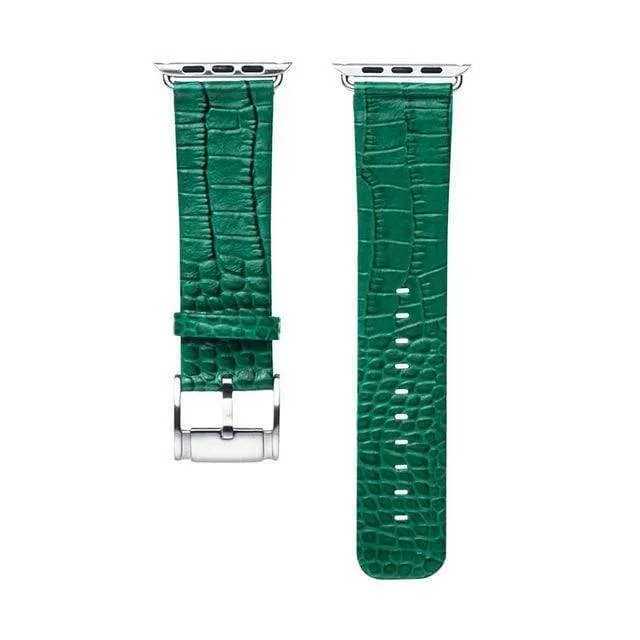 Apple Watch Series Crocodile Genuine Leather Strap