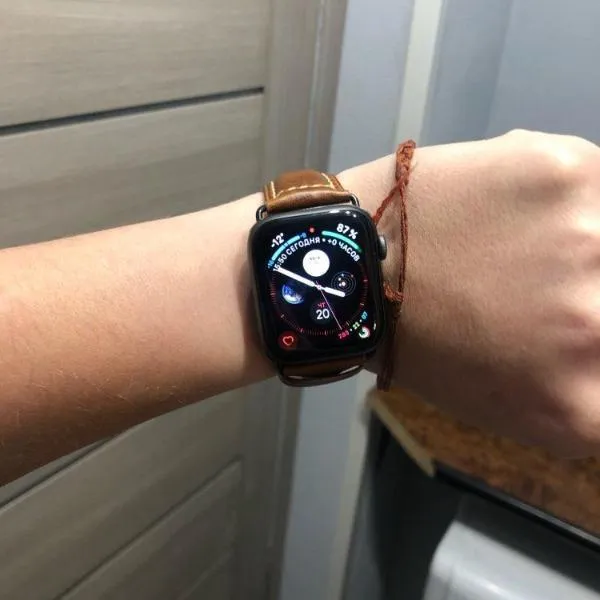 Apple Watch Series Genuine Leather Band Oil Wax Strap