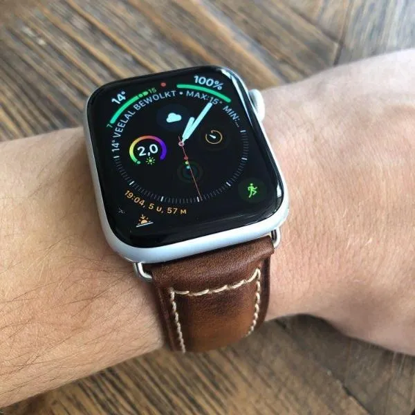 Apple Watch Series Genuine Leather Band Oil Wax Strap