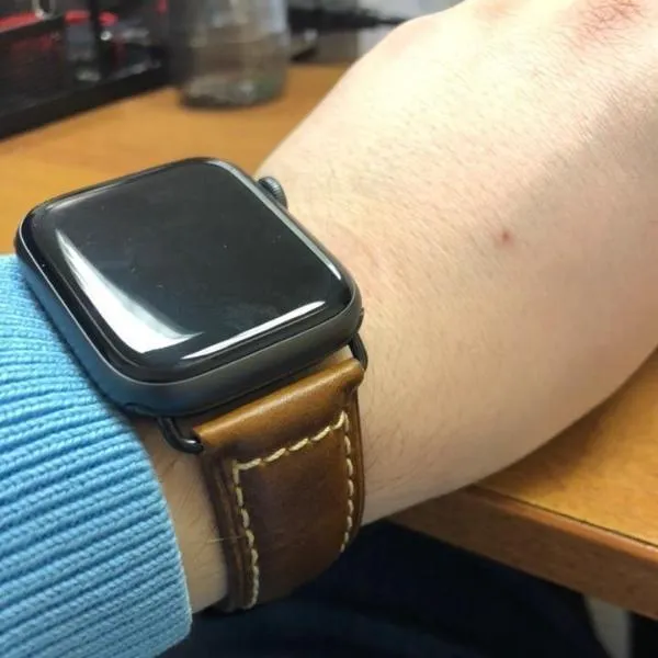 Apple Watch Series Genuine Leather Band Oil Wax Strap