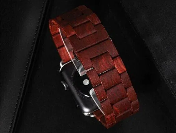 Apple Watchband Green Natural Bamboo Watchband Strap Series