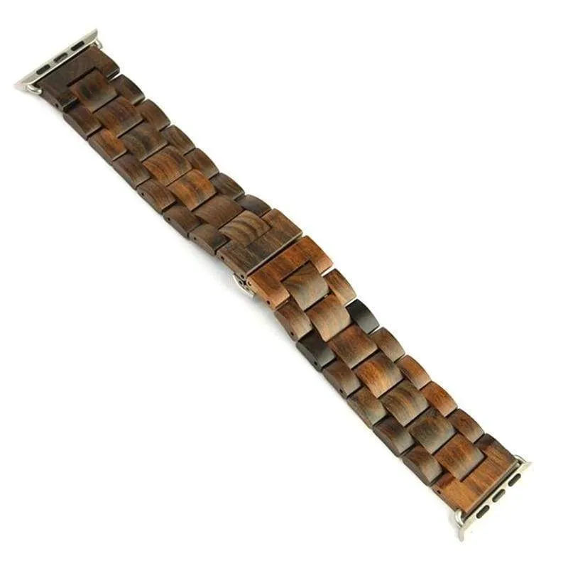 Apple Watchband Green Natural Bamboo Watchband Strap Series
