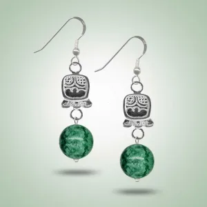 Aq'ab'al Glyph Earrings