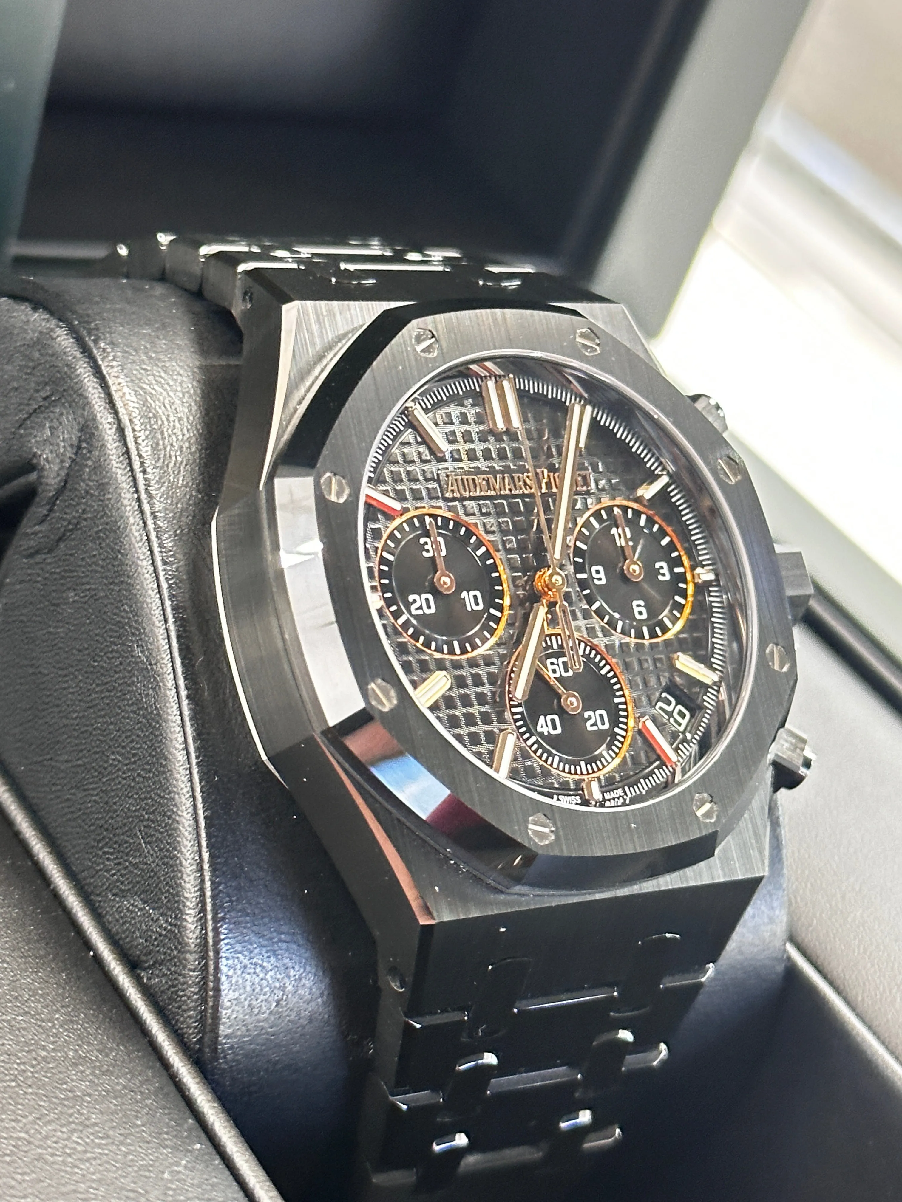 Audemars Piguet Royal Oak Chronograph 26240CE.OO.1225CE.01 50th Anniversary Black Ceramic Unworn B/P