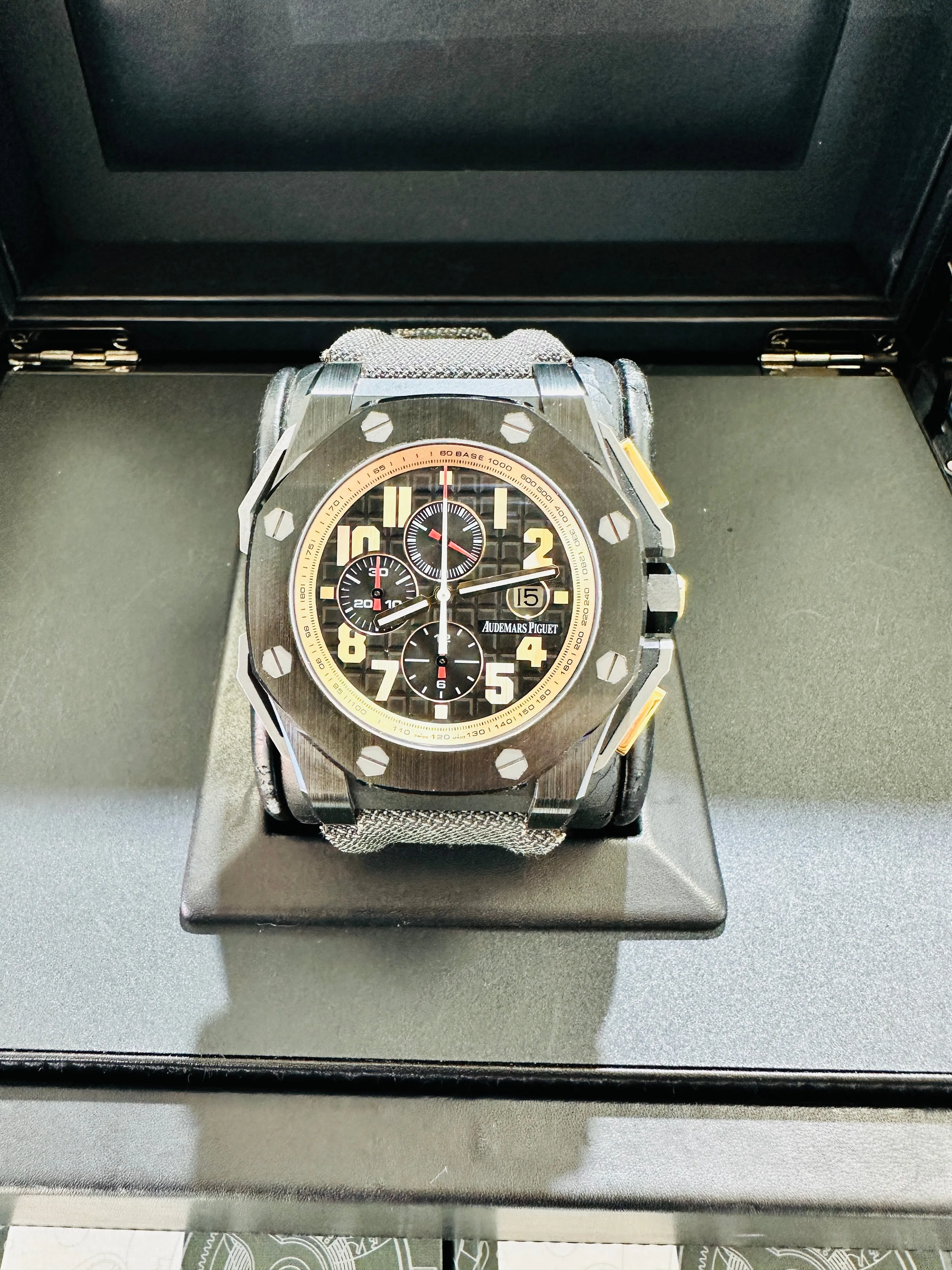 Audemars Piguet Royal Oak Offshore Chronograph 26378IO Arnold Schwarzenegger Legacy Chronograph LIMITED Box/Papers