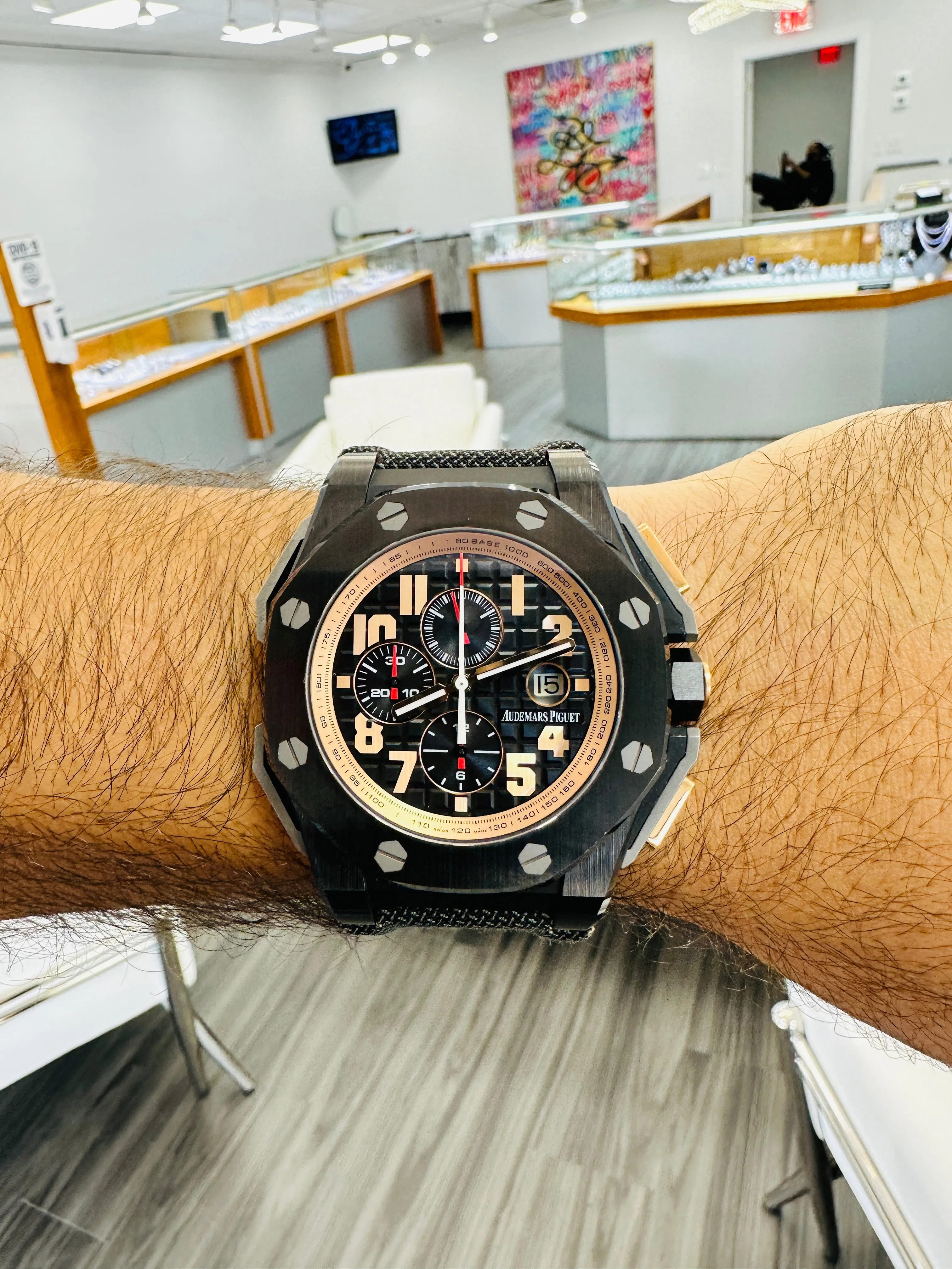 Audemars Piguet Royal Oak Offshore Chronograph 26378IO Arnold Schwarzenegger Legacy Chronograph LIMITED Box/Papers