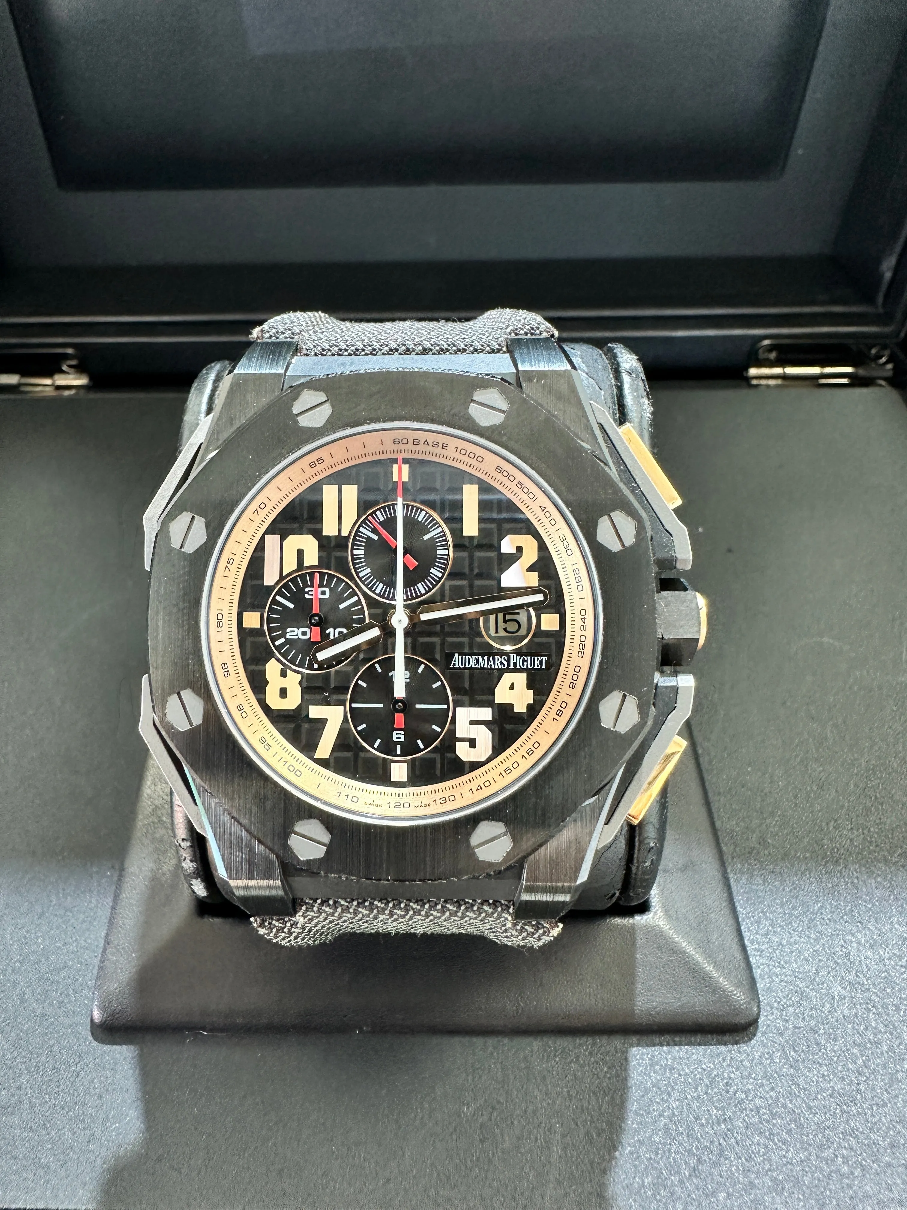 Audemars Piguet Royal Oak Offshore Chronograph 26378IO Arnold Schwarzenegger Legacy Chronograph LIMITED Box/Papers