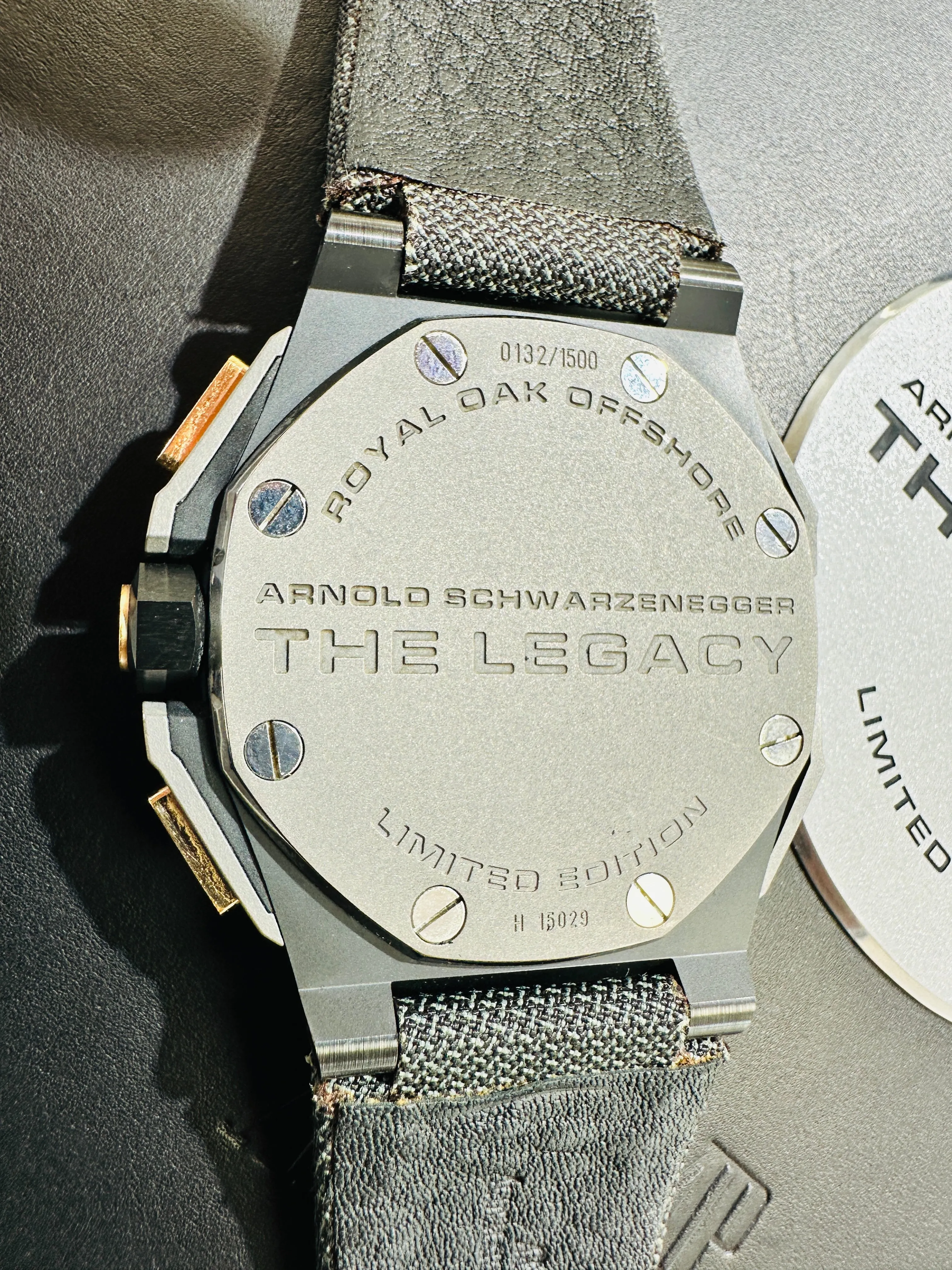 Audemars Piguet Royal Oak Offshore Chronograph 26378IO Arnold Schwarzenegger Legacy Chronograph LIMITED Box/Papers