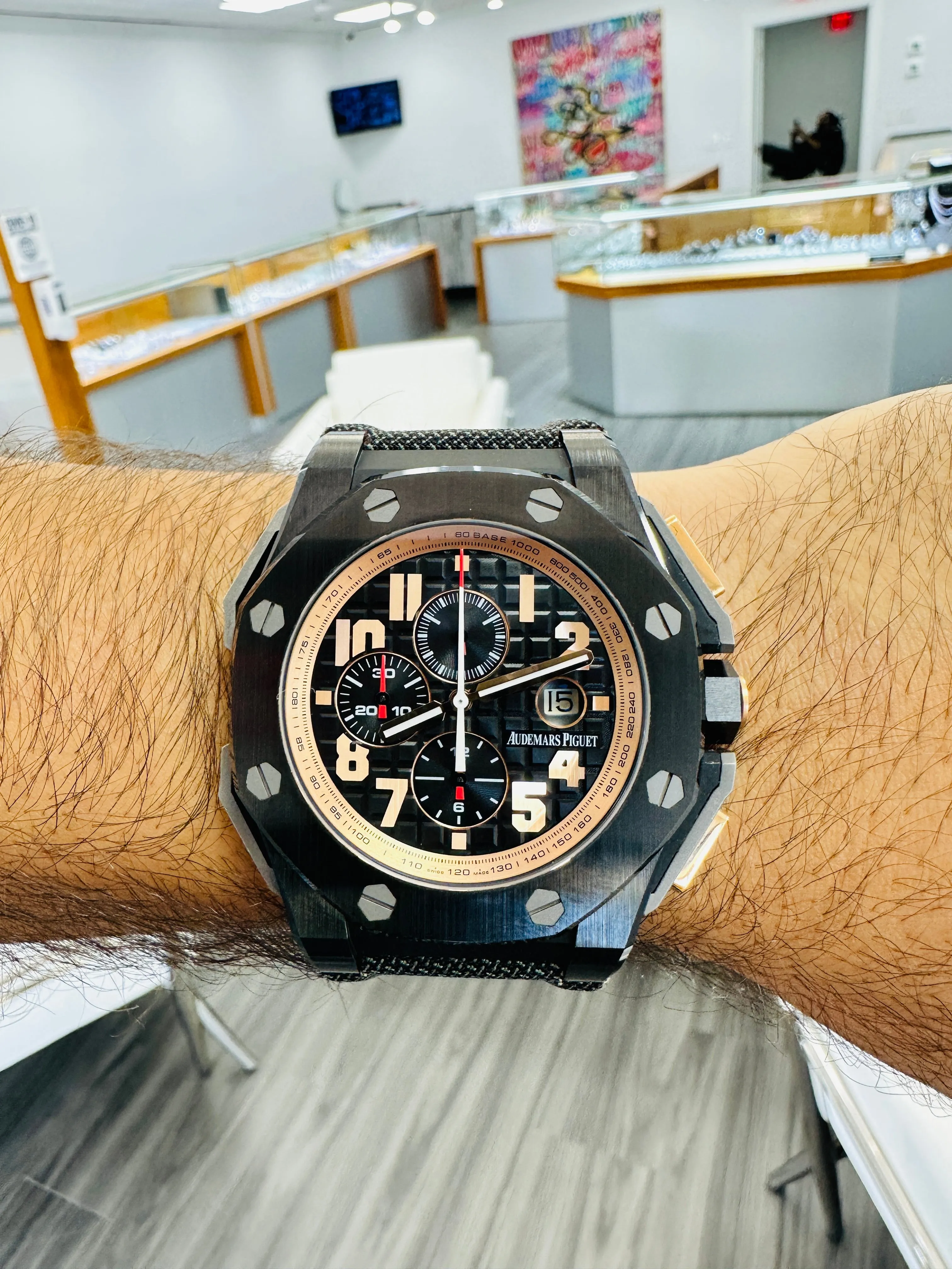 Audemars Piguet Royal Oak Offshore Chronograph 26378IO Arnold Schwarzenegger Legacy Chronograph LIMITED Box/Papers