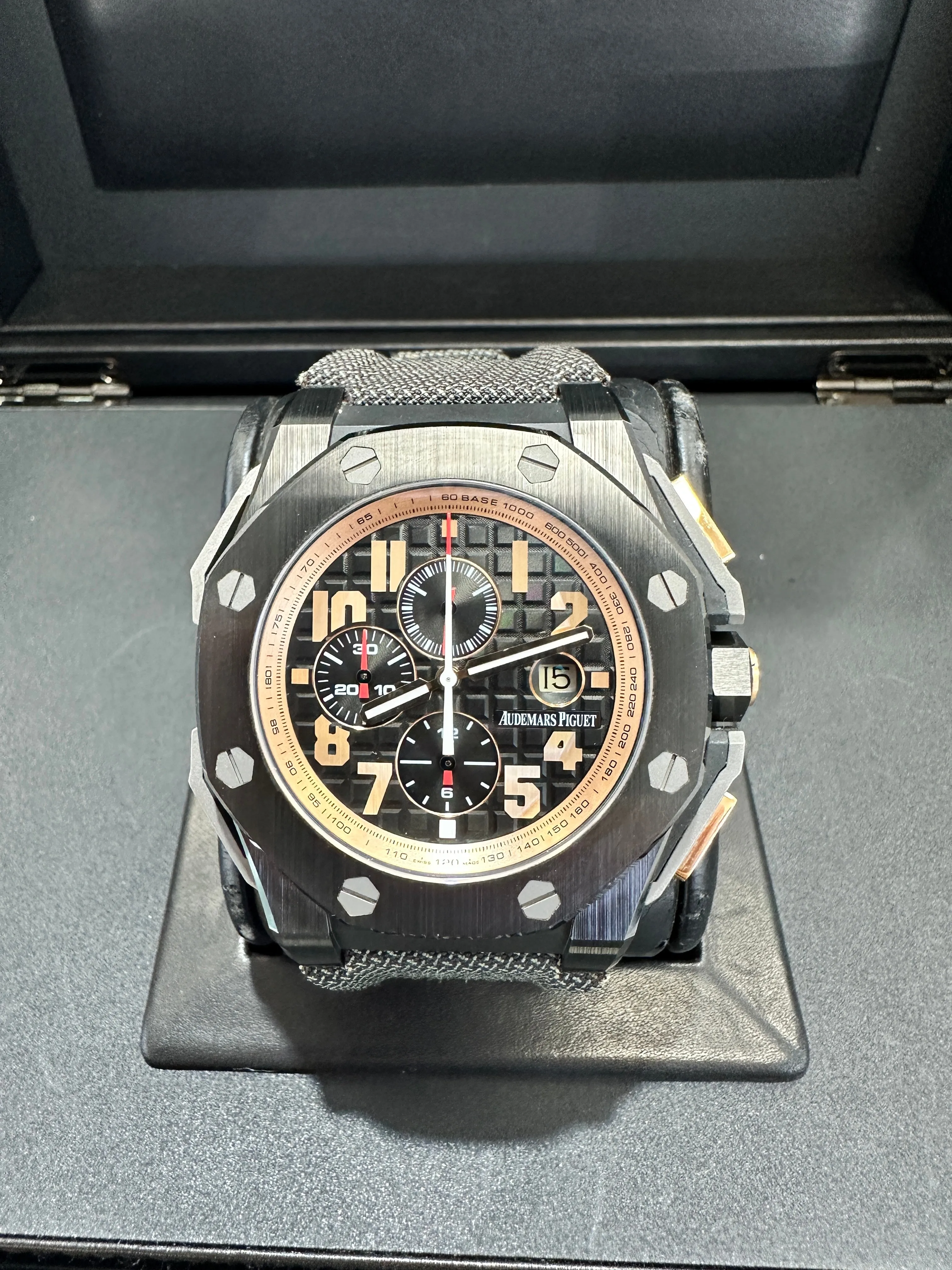 Audemars Piguet Royal Oak Offshore Chronograph 26378IO Arnold Schwarzenegger Legacy Chronograph LIMITED Box/Papers
