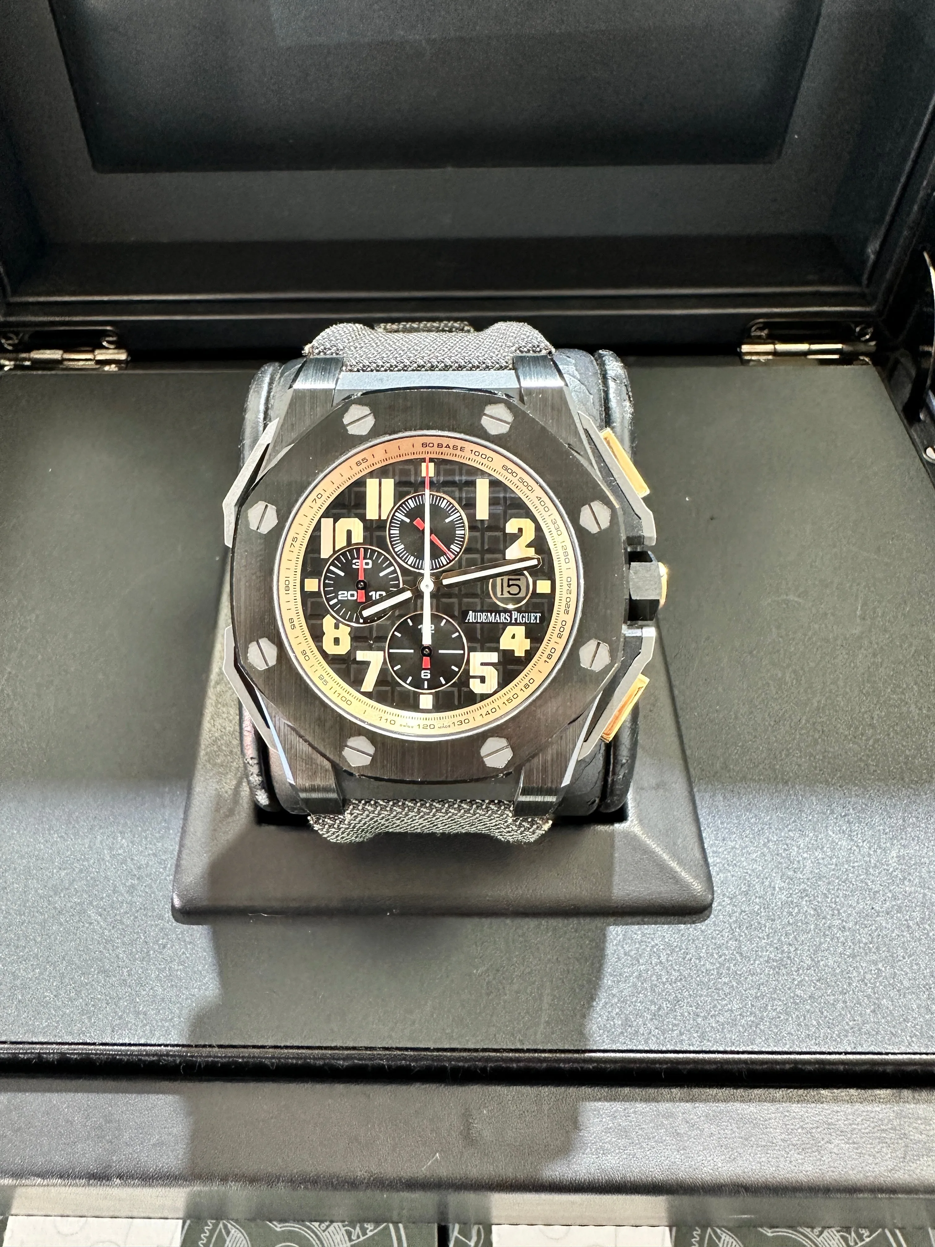Audemars Piguet Royal Oak Offshore Chronograph 26378IO Arnold Schwarzenegger Legacy Chronograph LIMITED Box/Papers