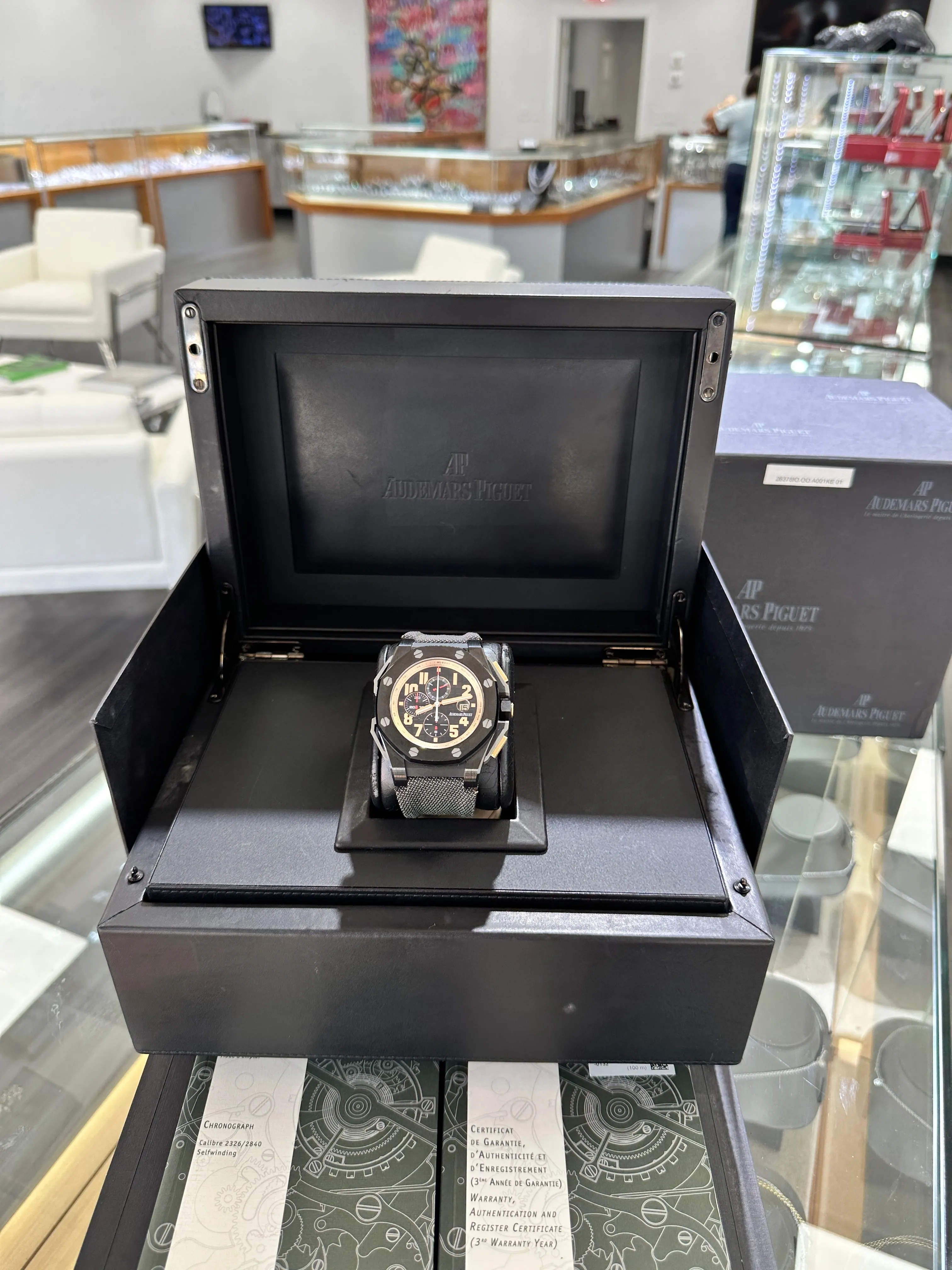 Audemars Piguet Royal Oak Offshore Chronograph 26378IO Arnold Schwarzenegger Legacy Chronograph LIMITED Box/Papers