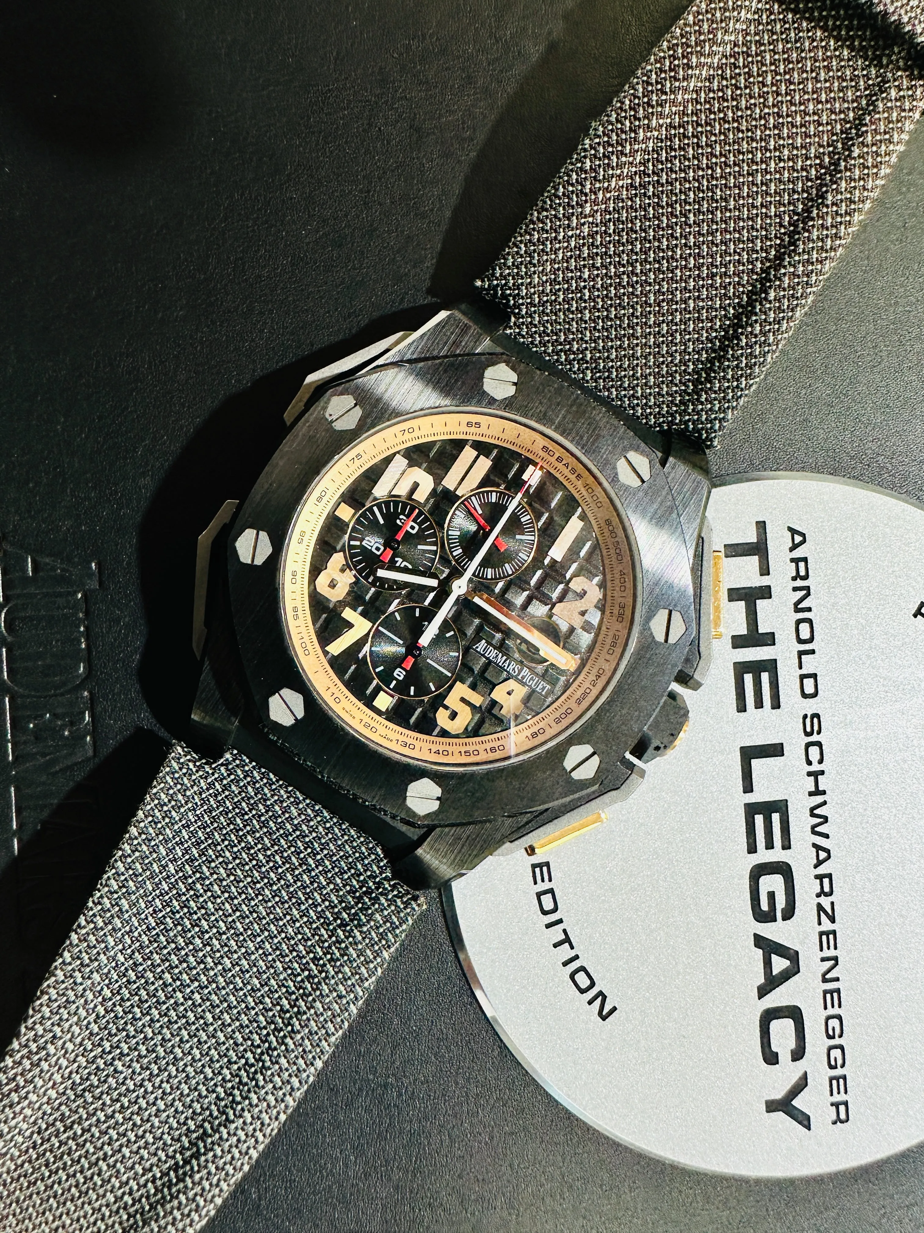 Audemars Piguet Royal Oak Offshore Chronograph 26378IO Arnold Schwarzenegger Legacy Chronograph LIMITED Box/Papers